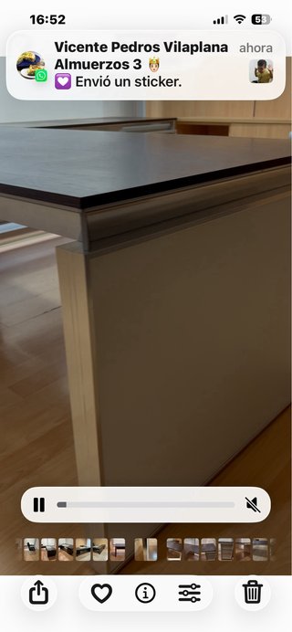 Mesa de despacho roble. Buen estado