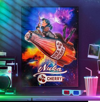 Displate Fallout Limited Edition Nuka Cherry