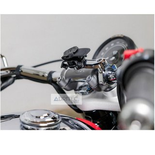 SOPORTE PARA SMARTPHONE MOTO SOPORTE PARA MANILLAR QUAD LOCK PRO CHROME
