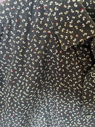 Camisa estampada hombre