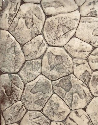 Pavimento impreso imitación piedra