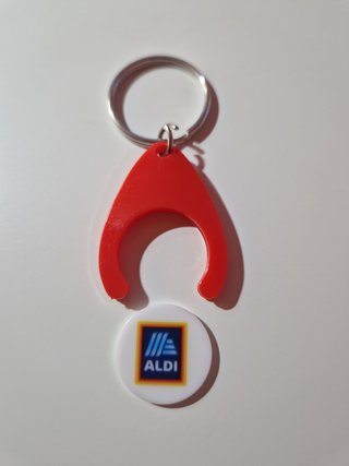 Portachiavi con Gettone Carrello Spesa ALDI