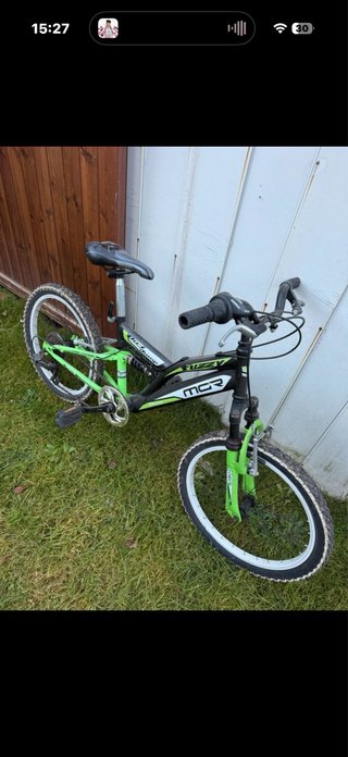 Bicicletta bambino MCR verde/nera