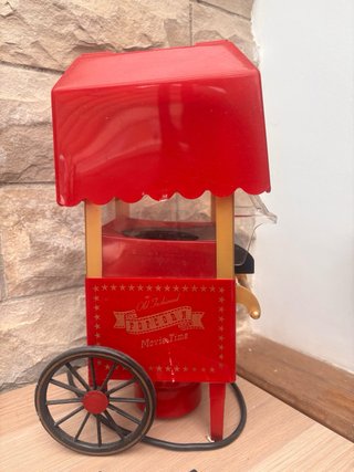 Máquina Palomitas Roja Estilo Vintage