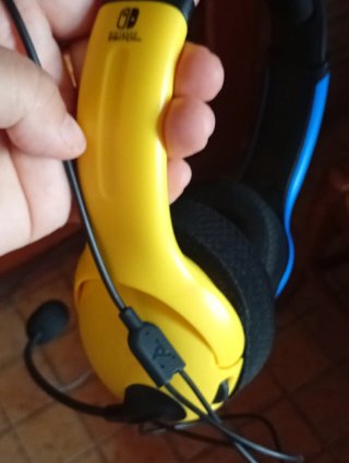 Auriculares Gaming Amarillo y Azul