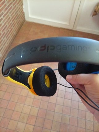 Auriculares Gaming Amarillo y Azul