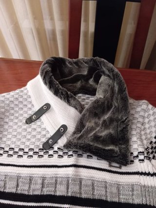 Jersey caballero cuello peluche