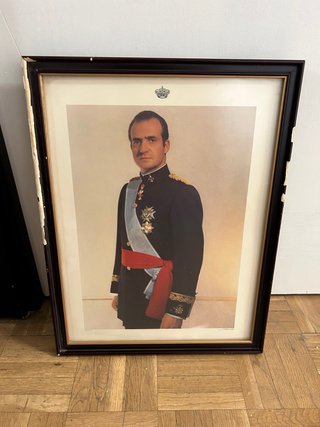 Cuadro Rey Juan Carlos I