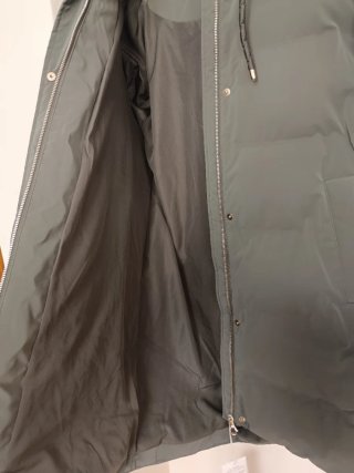 Anorak acolchado Zara engomado windproof talla XL
