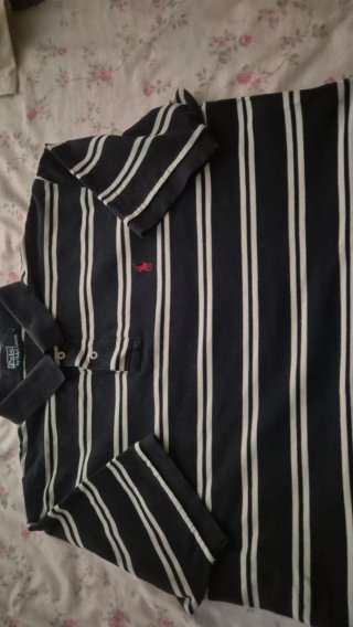Polo Ralph Lauren Manga Corta XL Rayas