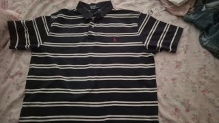 Polo Ralph Lauren Manga Corta XL Rayas