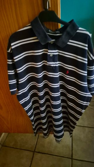 Polo Ralph Lauren Manga Corta XL Rayas