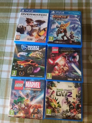 PS4 Juegos: Overwatch, Ratchet & Clank, Rocket Lea