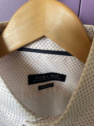 Camisa de hombre con microestampado