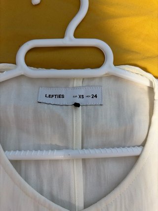 Chaleco Lefties Blanco Talla XS/34