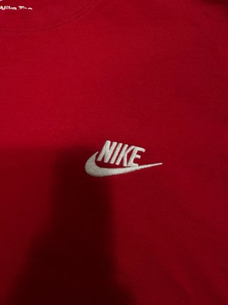 Camiseta Nike Swoosh Roja Talla L Hombre