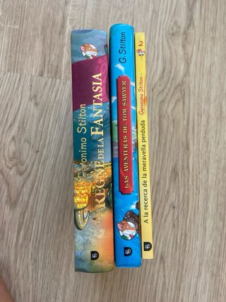 3 libros de Geronimo Stilton