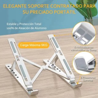 Soporte portátil aluminio + funda