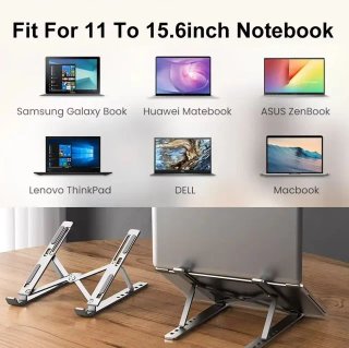 Soporte portátil aluminio + funda