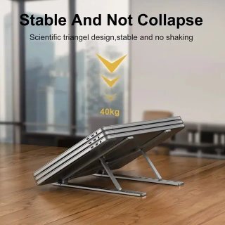 Soporte portátil aluminio + funda