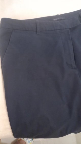 Pantalón mujer azul oscuro .