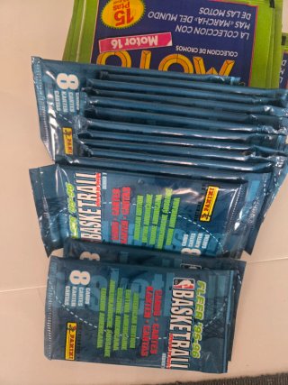 Cromos Super Moto e NBA Fleer 95-96 NON APRITI