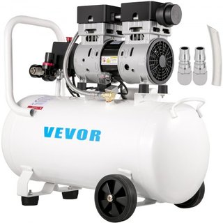 Compresor de Aire 41.6 L, Compresor de Aire Ultra Silencioso 1 HP, Compresor de Aire Sin Aceite Tanque de Acero 750W, Compresor de Aire Portátil 8 bar, Compresor Ultra Silencioso para Reparaciones...