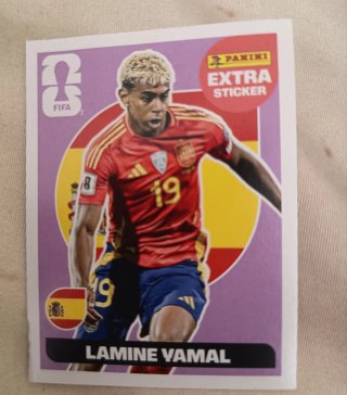 Cromo FIFA 26 Extra Sticker Lamine Yamal