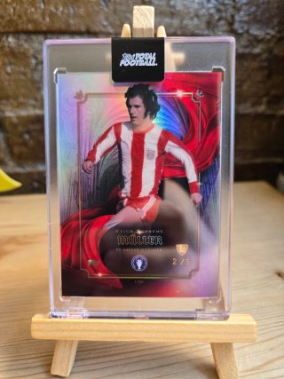 Carta collezionabile di calcio Gerd Müller /5 Bayern München Topps