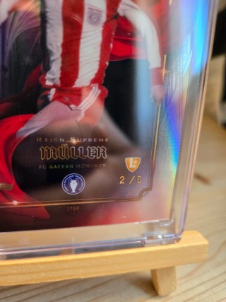 Carta collezionabile di calcio Gerd Müller /5 Bayern München Topps