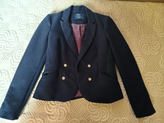 Chaqueta Zara azul marino