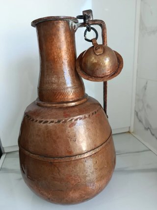 Cántaro antiguo de cobre 52cm