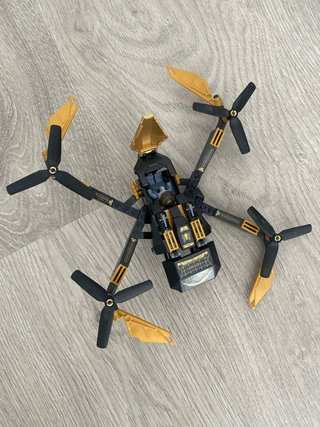 Lego Spider-Man Drone Negro y Dorado