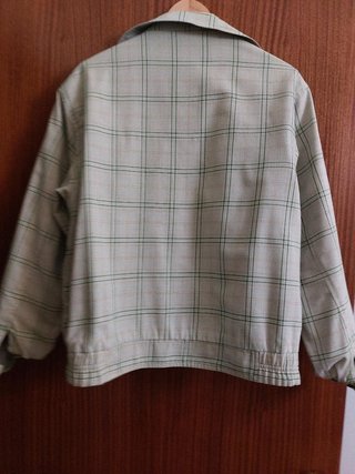 Giacca LEADER double face beige/verde (poco usata)