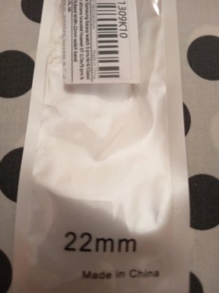 Correas de goma para reloj 22mm