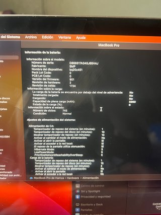MacBook Pro 15 2018 i7 16GB RAM 256GB SSD