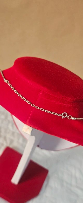 Collar de plata con cristales