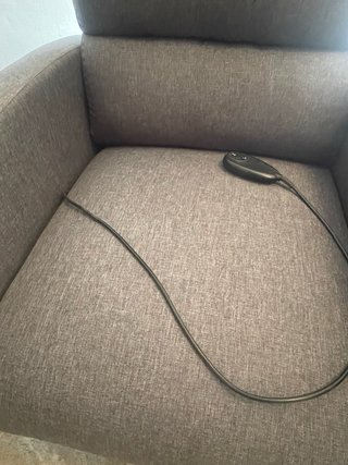 Sillón elevador eléctrico gris nuevo