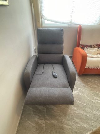 Sillón elevador eléctrico gris nuevo
