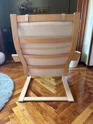 Poltrona Poäng Ikea in betulla