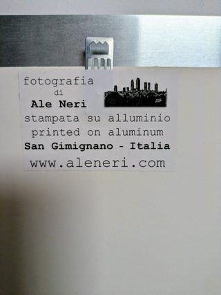 Fotografía Alessandro Neri en Aluminio
