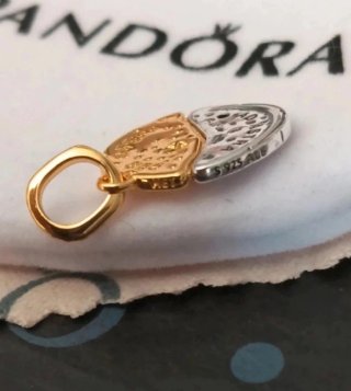 Pandora Charm S925 Sol y Luna Bicolor