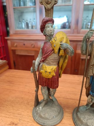 Candelabros Caza y Pesca S.XIX