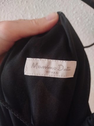 Vestido midi estampado Massimo Dutti