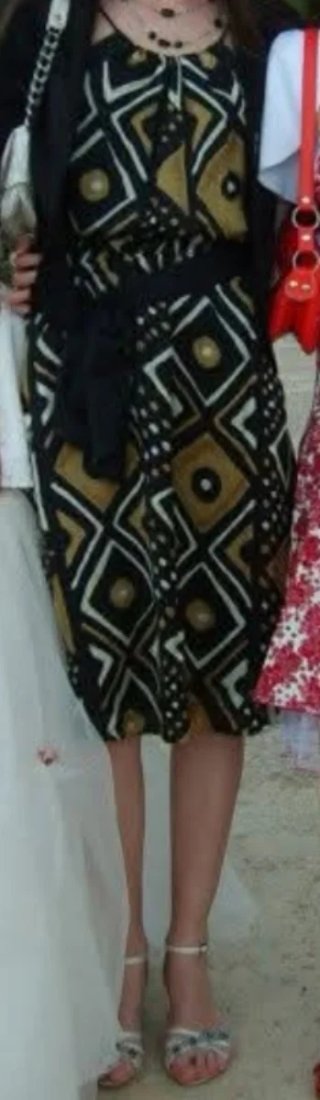 Vestido midi estampado Massimo Dutti