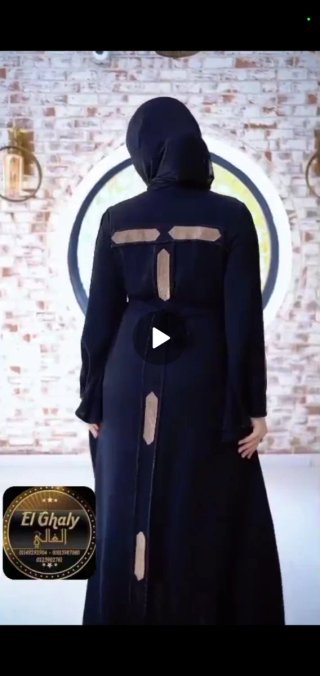 Abaya negra talla  L  y xL