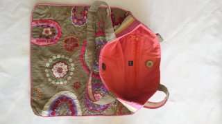 Bolso de tela estampado