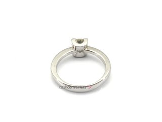 sortija oro 18k con piedra con diamante