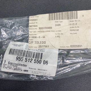 AMORTIGUADOR MALETA PORTON TRASERO PORSCHE CAYENNE