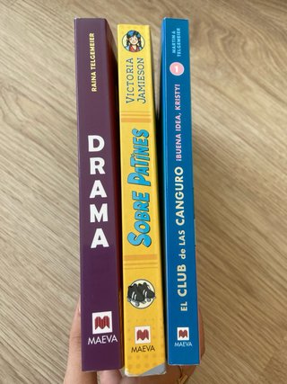 3 comics de la editorial maeva young